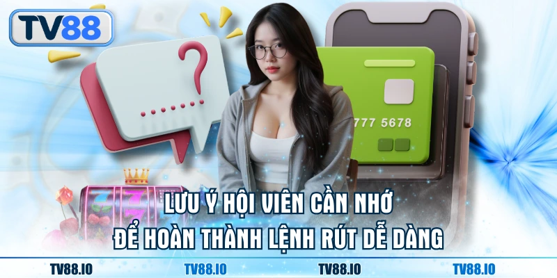 Quan tâm các lưu ý giúp lệnh rút thực hiện an toàn